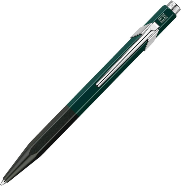 Caran d'Ache 849 ballpoint, Wonder Forest green. goft box closed